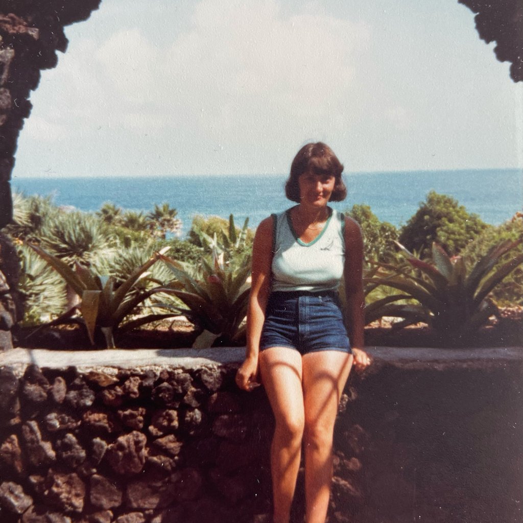 Vintage family photo - before restoration