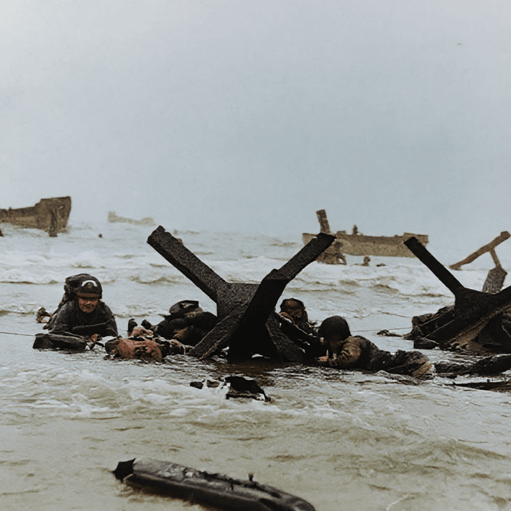 Vintage military photo - after restoration